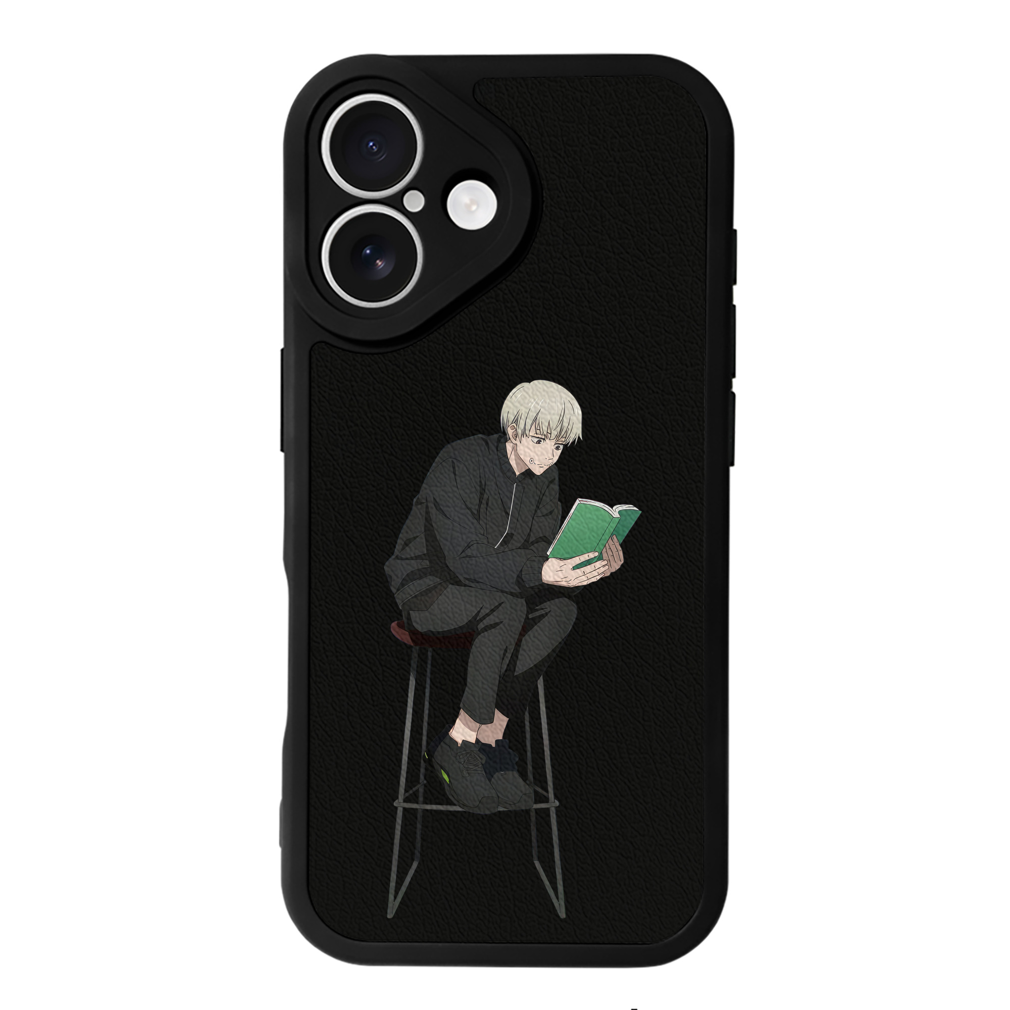 （画像用） 呪術廻戦 Jujutsu Kaisen 【iPhone 16シリーズ対応】シリコンスマホケース（レザー調） 材質：シリコン